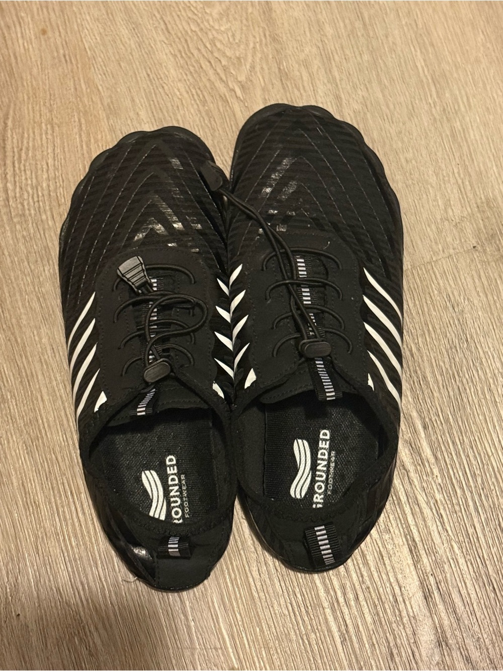 Grounded Footwear Black Minimalist Barefoot Shoes Unisex Size EU 38